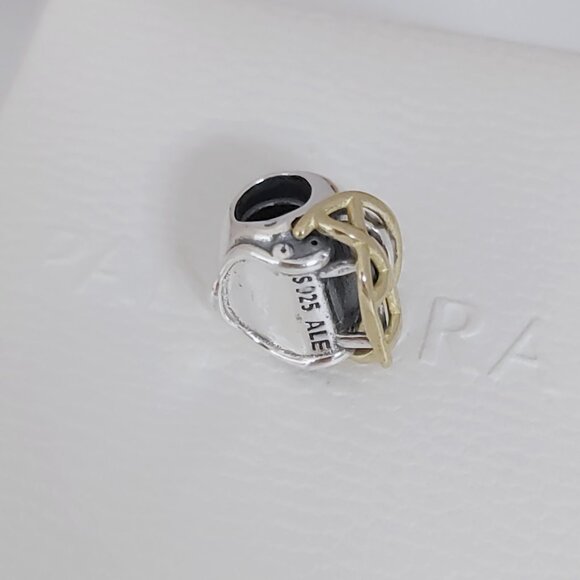 Pandora Green Bay Packers NFL Football Helmet Charm 14K Gold and S925 Silver - Picture 8 of 9